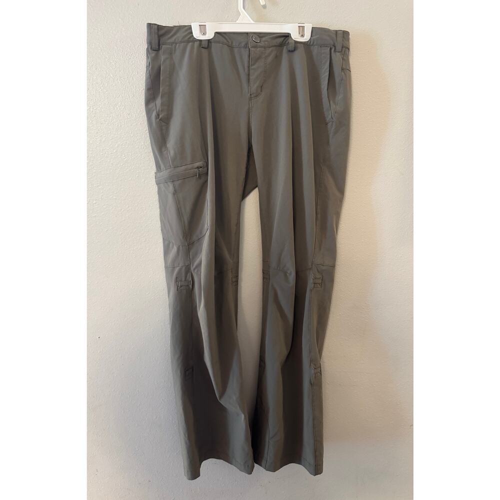 REI green hiking pants women's 12 petite